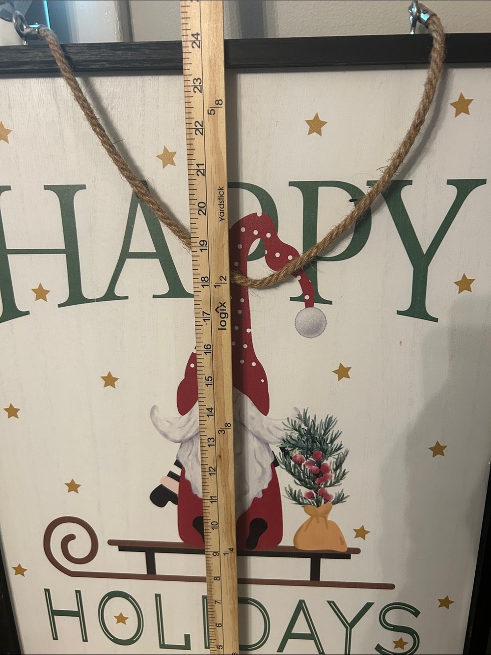 Burlap LED Alpine Tabletop Christmas Tree with Warm White Lights & picture - Picture 8 of 9